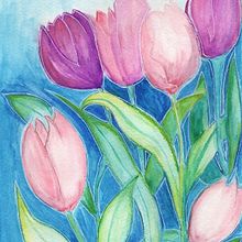My project for course: Negative Watercolor Painting for Botanical Illustration. Traditional illustration, Watercolor Painting, and Botanical Illustration project by Liana Chatzilamprinou - 02.09.2022