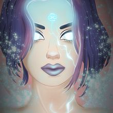 My project for course: Female Character Portraits in Procreate. Projekt z dziedziny Trad, c, jna ilustracja, Ilustracja c, frowa, R, sunek c i frow użytkownika Andreea Sorina - 13.03.2022