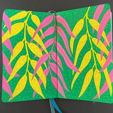 My project for course: Botanical Patterns in a Sketchbook: Conquer the Blank Page. Traditional illustration, Pattern Design, Botanical Illustration, and Sketchbook project by Tanya - 03.12.2022
