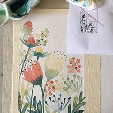 My project for course: Artistic Floral Watercolor: Connect with Nature. Traditional illustration, Painting, Watercolor Painting, and Botanical Illustration project by Giulia Luoni - 03.13.2022