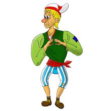 Creacion de personaje cartoon "Marinero Cobarde". Ein Projekt aus dem Bereich Design von Figuren, Traditionelle Illustration und Digitale Zeichnung von Gabriel Callau - 08.03.2022