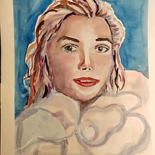 Mein Kursprojekt: Artistische Aquarellporträts. Un proyecto de Bellas Artes, Pintura, Pintura a la acuarela y Dibujo de Retrato de ve_voss - 13.03.2022