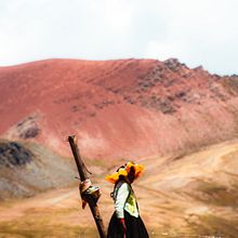 Montaña de los 7 colores - Vinicunca . Photograph, Social Media, Mobile Photograph, Instagram, Instagram Photograph, and Photographic Composition project by Bruno Abarca - 01.07.2020