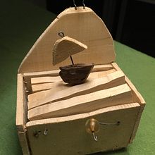 Mi Proyecto del curso: Autómatas de madera: crea esculturas con movimiento. Character Design, Sculpture, To, Design, Art To, s, and Woodworking project by María Fernanda Delgado - 03.14.2022