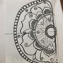 My project for course: The Art of Mandala Drawing: Create Geometric Patterns. Drawing & Ink Illustration project by hande birengel - 03.14.2022
