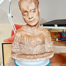 My project for course: Introduction to Clay Figurative Sculpture. Fine Arts, and Sculpture project by Christine Gallagher - 03.12.2022