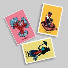LOTERÍA DE CUENTOS 2022. Un proyecto de Ilustración tradicional, Diseño de personajes, Diseño editorial y Pintura de Gerald Espinoza - 20.02.2022