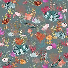 My project for course: Digital Pattern Illustration Inspired by Flora and Fauna. Traditional illustration, Pattern Design, Drawing, Digital Illustration, and Botanical Illustration project by Su Myintzu - 03.27.2022