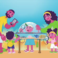 The Virgin Islands Museum Interactive Table. Traditional illustration project by Sami Shahin - 03.14.2022