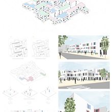 Complejo de viviendas para estudiantes en Pichincha, Rosario, Argentina. Un projet de Architecture de Micaela Leali - 15.03.2022