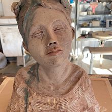My project for course: Introduction to Clay Figurative Sculpture. Fine Arts, and Sculpture project by Linda - 03.15.2022