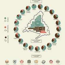 Infografía Callegénero Madrid . % Gala Díaz tarafından hazırlanan Tasarım, Grafik Tasarım, Ve İnfografikler projesi - 03.15.2022