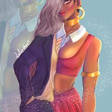 Lady and gentleman Ein Projekt aus dem Bereich Traditionelle Illustration, Design von Figuren und Digitale Illustration von Léa D'ALEXIS - 15.03.2022