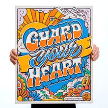 "Guard Your Heart" (My project for course: Visual Storytelling with Hand-Lettering and Illustration). Un progetto di Tipografia, Lettering, Illustrazione digitale, H e lettering di David Leutert - 06.09.2021