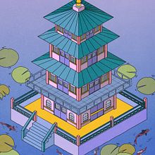 My project for course: Isometric Vector Illustrations from Scratch. Un proyecto de Diseño gráfico, Ilustración vectorial e Ilustración digital de Yasaman Zinati - 15.03.2022