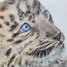 Mi Proyecto del curso: Retratos expresivos de animales en acuarela. Watercolor Painting, Realistic Drawing, Traditional illustration, and Naturalistic Illustration project by palomoreno - 03.15.2022