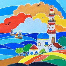 Mi Proyecto del curso: Pintura con gouache: crea ilustraciones poéticas. Projekt z dziedziny Trad, c, jna ilustracja,  Sztuki piękne,  Malarstwo i Malowanie gwaszami użytkownika Vincenza Scarangella - 15.03.2022