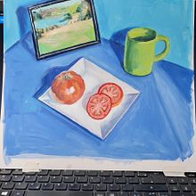 Meu projeto do curso: Pintura a óleo a partir do zero Ein Projekt aus dem Bereich Bildende Künste, Malerei und Ölmalerei von Maike Moreira - 15.03.2022