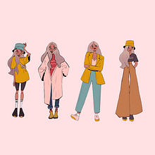 My project for course: Drawing Appealing Characters with Personality. Projekt z dziedziny Projektowanie postaci,  R, sunek,  R, sunek art, st i czn użytkownika Margarita Kuncheva - 14.03.2022