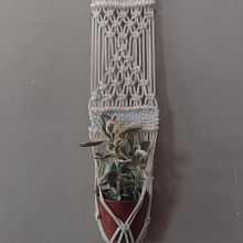 Porta maceta . Un progetto di Design di accessori, Artigianato, Fiber Art, Macramè e Textile Design di g_salini - 16.03.2022