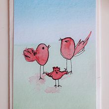 Congratulation card. Un proyecto de Pintura a la acuarela de ankenollau - 16.03.2022