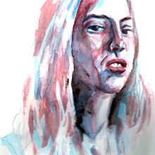 Mon projet du cours : Portrait artistique à l’aquarelle. Fine Arts, Painting, Watercolor Painting, and Portrait Drawing project by Adriano Celentano - 03.16.2022