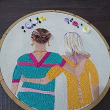 Meu projeto do curso: Técnicas para bordar cabelos em 3D. Accessor, Design, Costume Design, Embroider, Color Theor, and Textile Design project by luana.ribeiro4 - 03.17.2022