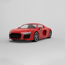 Proyecto Final - Audi R8. Un progetto di 3D e Modellazione 3D di Iván Chávez - 16.03.2022
