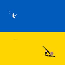 Ukraine. Traditional illustration, Editorial Design, and Concept Art project by Lennart Gäbel - 03.17.2022