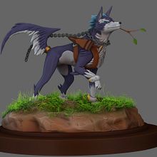 Repede. 3D Character Design, 3D, Sculpture, and 3D Modeling project by Adriano Cavalcanti de Oliveira - 03.17.2022