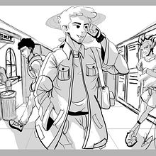 Meu projeto do curso: Fundamentos do desenho de pessoas a partir da imaginação. Traditional illustration, Fine Arts, Sketching, Pencil Drawing, Drawing, Artistic Drawing, and Figure Drawing project by Matheus Vitor Rodrigues Silverio - 03.17.2022