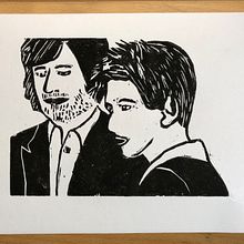 Mi Proyecto del curso: Retratos en xilografía. Un progetto di Illustrazione tradizionale, Artigianato, Belle arti, Stampa, Disegno di ritratti, Incisione e Illustrazione con inchiostro di marcmarc - 18.03.2022