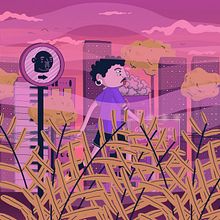 Sem saber // Gabriel Henriques. Traditional illustration, Motion Graphics, and Animation project by Bruno Bayeux - 03.18.2022