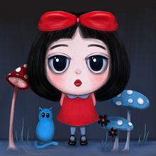 Lily & Boop (Final project for course: Illustration Techniques and Styles with Procreate). Un projet de Illustration traditionnelle, Illustration numérique , et Dessin numérique de Yura Aung - 19.03.2022