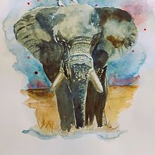 My project for course: Expressive Animal Portraits in Watercolor. Traditional illustration, Watercolor Painting, Realistic Drawing, and Naturalistic Illustration project by corrodgery - 03.19.2022