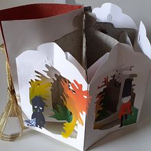 Le Briquet partie 1. Traditional illustration, Editorial Design, Paper Craft, Stor, telling, Bookbinding, Children's Illustration, DIY, and Narrative project by Lucie Thiam Bouleau - 03.19.2022