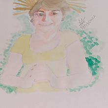 Mi Proyecto del curso: Retrato en acuarela a partir de una fotografía. Traditional illustration, Watercolor Painting, and Portrait Drawing project by Alex Valpla - 03.15.2022