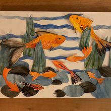 Mein Kursprojekt: Illustrierte Natur: eine kreative Erkundung. Traditional illustration, Painting, Drawing, Watercolor Painting, Ink Illustration, and Naturalistic Illustration project by nadinekarker - 03.19.2022