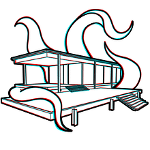 GLITCH Architecture. Traditional illustration, 3D Modeling, 3D, and Street Art project by Jonas Caputo - 03.03.2022