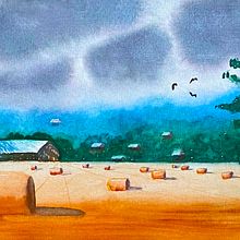Meu projeto do curso: Paisagens em aquarela: técnicas e ferramentas experimentais. Artes plásticas, Pintura, e Pintura em aquarela projeto de Erika Ishy - 01.02.2022