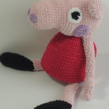 Świnka przytulanka. Un projet de Crochet , et Amigurumi de Agnieszka - 20.03.2022