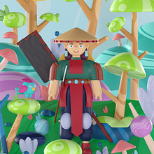 Mi Proyecto del curso: Cinema 4D: da vida a una ilustración pop en 3D. Un proyecto de Ilustración tradicional, 3D, Ilustración digital y Modelado 3D de Alexander Moreno - 20.03.2022