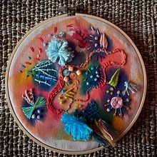Mon projet du cours : Broderie et personnalisation d’accessoires. Accessor, Design, Jewelr, Design, Fashion Design, Embroider, and Textile Design project by Christine Belin-Munier - 03.20.2022