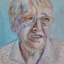 Mein Porträt. Een project van  Beeldende kunst, Schilderij, Aquarelschilderen y  Portrettekening van Jon Bickel - 20.03.2022