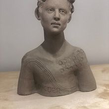 My project for course: Introduction to Clay Figurative Sculpture. Projekt z dziedziny  Sztuki piękne i Rzeźba użytkownika Lori Fox - 22.06.2022