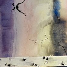 Mon projet du cours : Paysages atmosphériques à l'aquarelle . % amgrandjean tarafından hazırlanan Güzel sanatlar, Tablo, Sulubo, Ve a Resim projesi - 03.20.2022