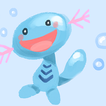 Arte pokemon con estilo de ceras. Traditional illustration, Fine Arts, and Painting project by Blanca Canales - 03.21.2022