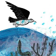 Mon projet du cours : Illustration expérimentale à l'encre de Chine et la peinture acrylique. Un proyecto de Ilustración tradicional y Bellas Artes de Héloïse Bihan-poudec - 21.03.2022