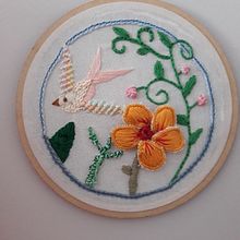 Meu projeto do curso: Introdução ao bordado 3D Ein Projekt aus dem Bereich Stickerei und Textildesign von Iná Ortega - 21.03.2022