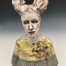 My project for course: Introduction to Clay Figurative Sculpture. Projekt z dziedziny  Sztuki piękne i Rzeźba użytkownika Lesley Nolan - 10.04.2022